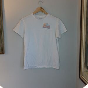 Croft & Barrow T-Shirt Mens M White Crew Neck Short Sleeve Tagless